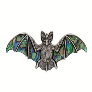 Pendant/brooch bat, Abalone - only 1pc left!