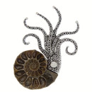 Anhänger/Brosche Ammoniten