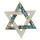Pendant/brooch star, Shell/Abalone
