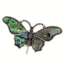 pendant/brooch butterfly, abalone