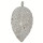 Anhänger Blatt, 93x51mm, Silber