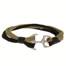 Fashionable bracelet, black-olive