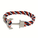 Fashionable bracelet, red-blue-white