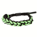 Fashionable bracelet, neon-black