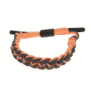 Fashionable bracelet, orange-black