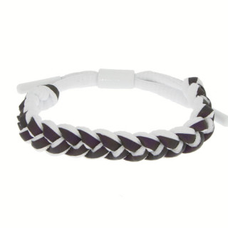Fashionable bracelet, white-black