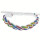 Fashionable bracelet, white-multicolour