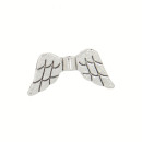100 Pendant / Charms Angel wings, Silver