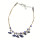 Bracelet straw with natural stones, lapislazuli