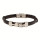 Stainless steel bracelet with PU