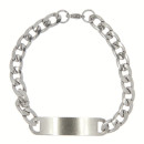 Stainless steel bracelet, 7mm