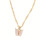 NecklaceButterfly, gold-pink