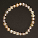 Bracelet freshwater pearl, mix, 7-8mm