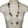 Long necklace, 90cm,  black