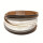 Fashionable leather bracelet with magnetic clasp