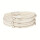 Fashionable leather bracelet with magnetic clasp