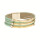 Fashionable leather bracelet with magnetic clasp - only 4pcs left!