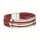 Fashionable leather bracelet with magnetic clasp