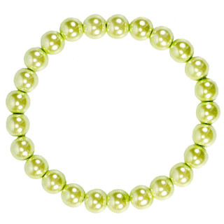 Magnetic bead bracelet light green, 8mm