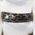 Stainless steel ring, silver-black