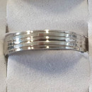 Stainless steel ring , silver