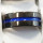 Stainless steel ring , black-blue