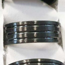 Edelstahlring, Schwarz