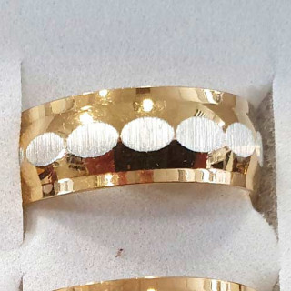 Edelstahlring, Gold-Silber