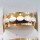 Edelstahlring, Gold-Silber