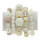 Fashionable bracelet set, creme-sand