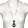 Lange Modekette, 72cm, Anthrazit