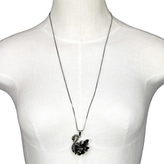 Long necklace, anthracite