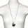 Long necklace, anthracite