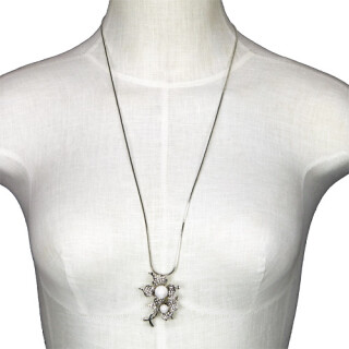 Long necklace, silver - only 12pcs left!