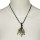 Modern necklace, black