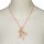 Modern necklace, purple