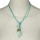 Modern necklace, turquoise