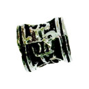200 jewelry beads,  4x5mm, silver