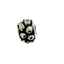 200 jewelry beads, 6,5x4mm, silver