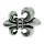 50 sliding pcs, 17x14mm, silver
