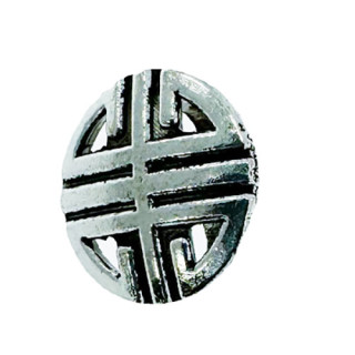 100 Schiebestücke, 10mm, Silber