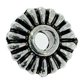100 Zwischenteile, 10x4mm, Silber