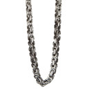 Stainless steel kings necklace, 4mm, 70cm