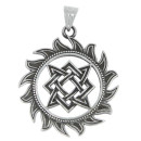 Stainless steel pendant, Silver-Black