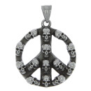 Stainless steel pendant, Silver-Black - only 6pcs left!