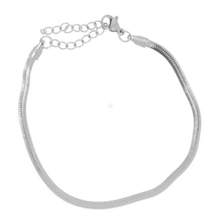 Stainless steel bracelet, 3x0,6mm
