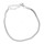 Stainless steel bracelet, 3x0,6mm