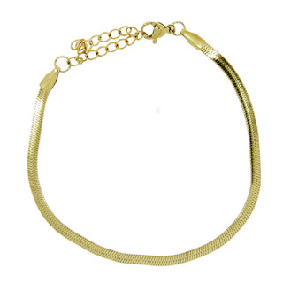 Stainless steel bracelet, 3x0,6mm