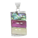 pendant shell/abalone, mix - only 3pcs left!