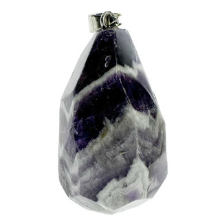 Anhänger Amethyst, facettiert, 38mm